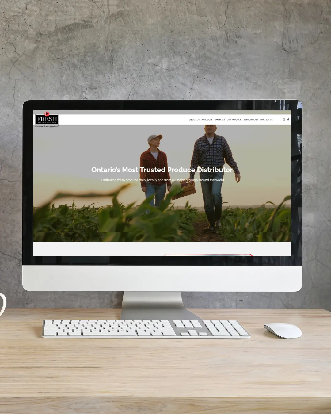 Fresh Advancements LTD. Mobile Project Image