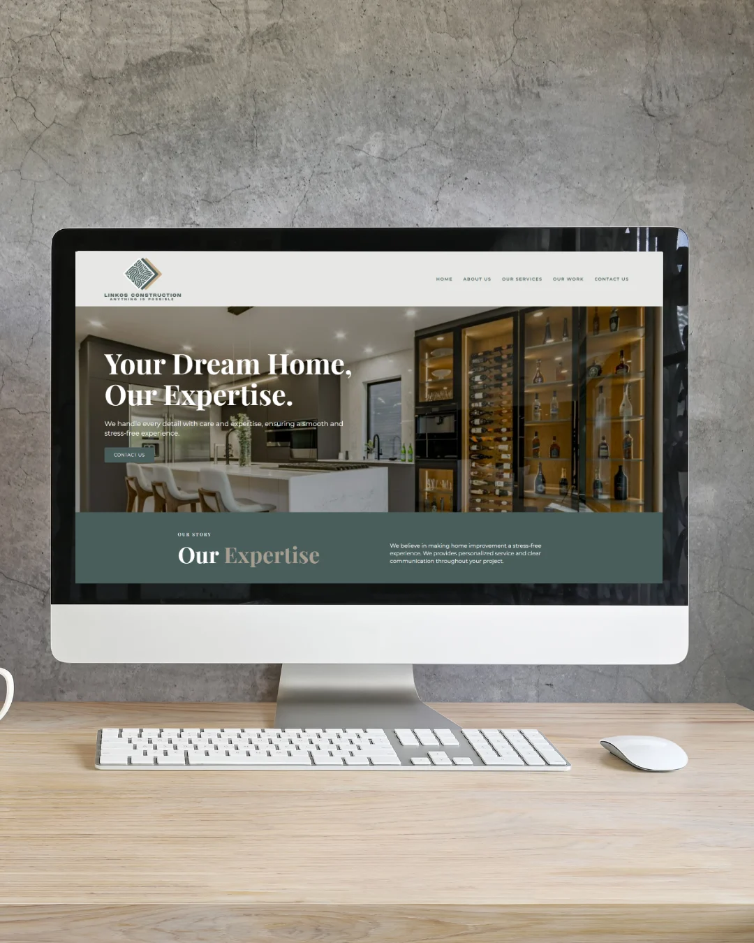 Linkos Construction Mobile Project Image