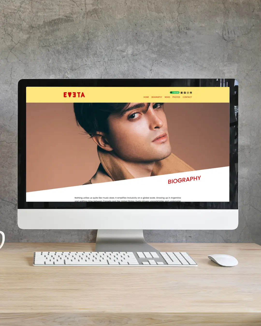 Eveta Music Mobile Project Image